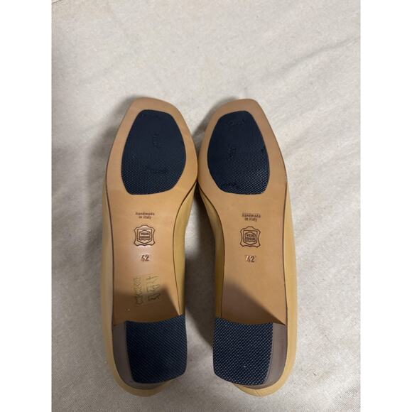 Yorke Dynamold Leather Loafer Shoes Womens Size EU 42 US 11 Tan Made in Italy - Picture 3 of 9